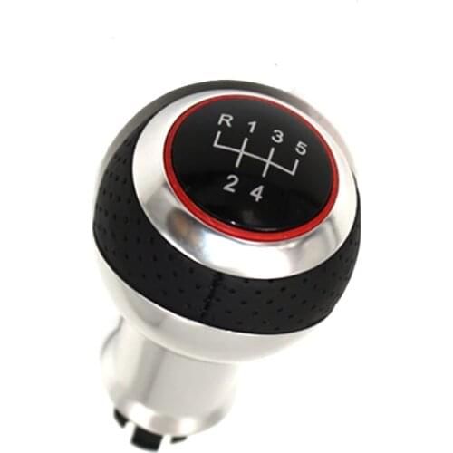 Car Gear Knob For A4 8K A5 8T Type 2007-2015 Q5 08-15 S Line Genuine Leather CNWAGNER