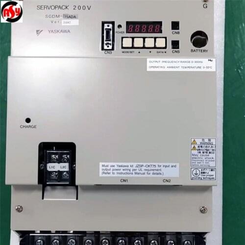 Used Tested Working SERVOPACK SGDM-75ADA Servo Driver