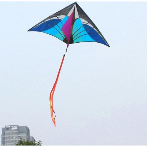 Large Delta Kites Tails with Handle Flying Long Tail Stunt Kites Adults Outdoor Sports Ripstop Nylon Flying Toys Beach Supply