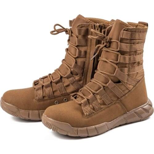 Trekking Army Combat Boots Military Boots Men Hiking Boots Breathable Tactical Combat Desert Training Boot