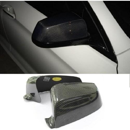Carbon Fiber Mirror Cover Caps Fit For BMW 5 6 7 Series F10 F01 F12 F13 F06 F07 10-13