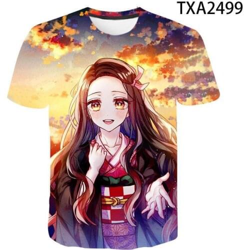 2021 Summer new t shirt male how to train dragon 3 anime tshirt 3d printed t-shirt girl cartoon t shirt clothes