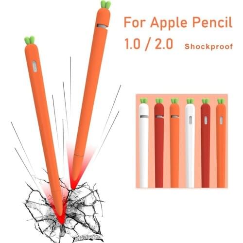 Carrot Kawaii Pencil Case for Apple Pencil 1 2 Sleeve Case for IPad 10 2 5 12 9 Mini Tablet Touch Pen Stylus Cute Ipencil Case