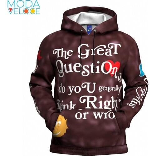 Male Hoodie West 3D Print hoodies men 2021 dark Brown slim fit long sleeve teen Hoodie Hoodies Sweatshirt Brand Designer Mens