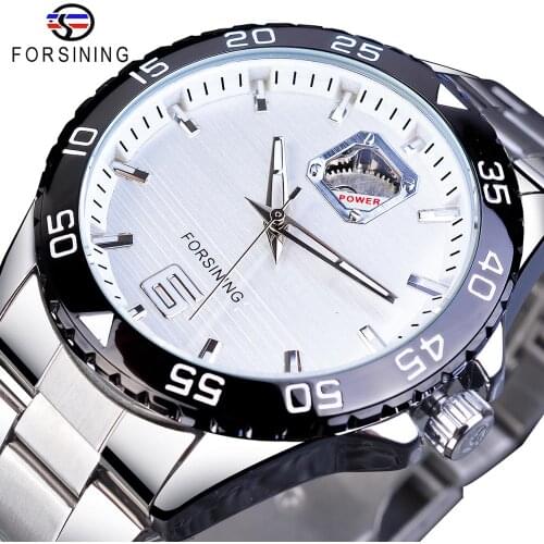 Forsining Mechanical Watch For Men 2019 New Arrival Top Brand Luxury Clock Automatic Waterproof Stainless Steel Erkek Kol Saati