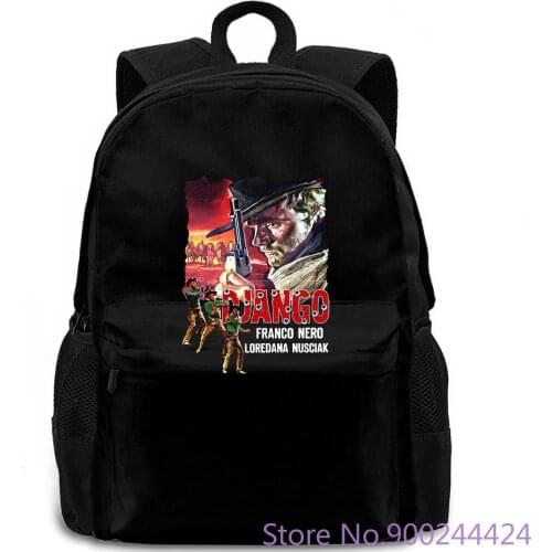 Django Vintage Western Movie Cowboy Franco Nero Mens backpack
