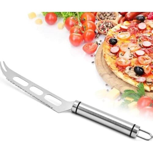 Pizza Butter Cutter Multifunction Round Handle 1Pc Baking Tools 3-hole Kitchen Accessories Cheese Knife Stainless Steel