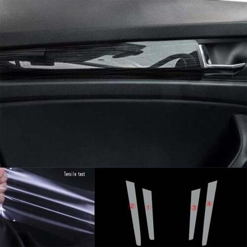 DNHFC FOR Skoda Kodiaq 2018 2019 Door panel film TPU transparent protective film Car Accessories