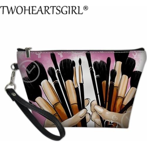 Twoheartsgirl Large Cosmetic Bags