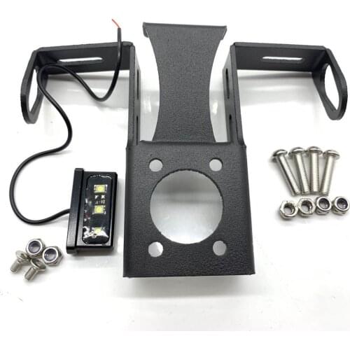 Motorcycle Angle License Number Plate Frame Holder Bracket For YZF-R6 Aluminum License Holder Bracket 2006-2015 2016 2017 2018