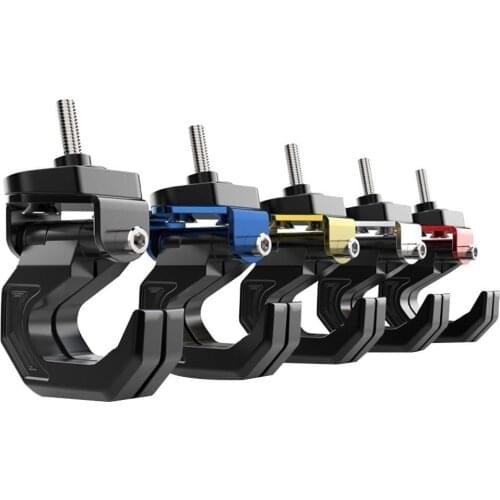 Universal Multifunction Metal Motorbike Motorcycle Scooter Dual Hook Luggage Helmet Hanger Hooks Storage Organizer Supplies