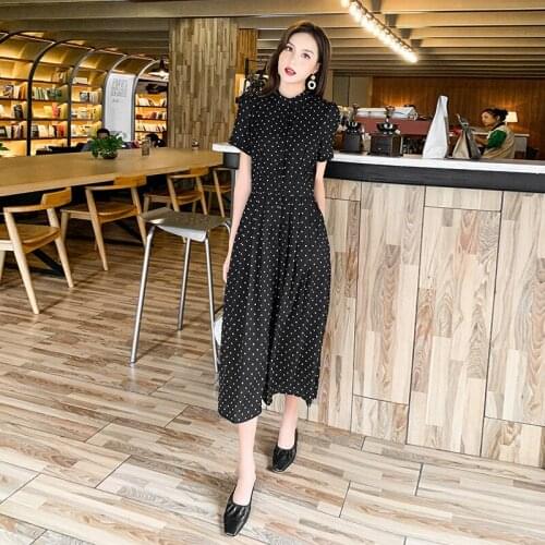 2019 Spring Womens Mesh Stitching ummer Casual Elegant Solid Knitting Dresses