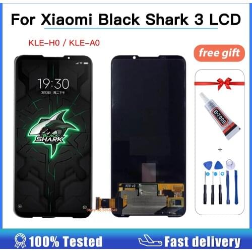 6.67" AMOLED For Xiaomi Black Shark 3 LCD Display Touch Screen Assembly Replacement Accessories For Shark3 KLE-H0 KLE-A0 LCD