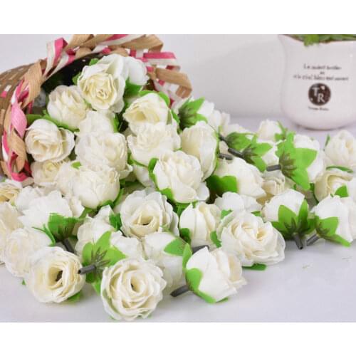 10Pcs/Set Artificial Silk Rose Peony Flower Heads Bulk Craft Wedding Party Hpme Decoration