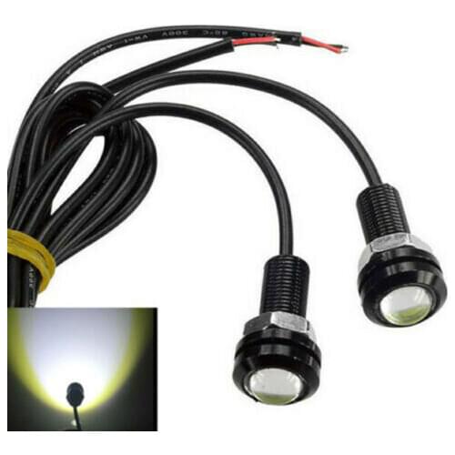 2 LED Round Lights Waterproof Turning Signal Indicator Marker LED Light Blinkers