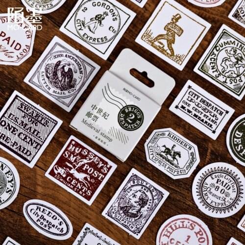 45pcs/pack Vintage Stickers Set Scrapbooking Stickers For Journal Planner Diy Crafts Scrapbooking Diary