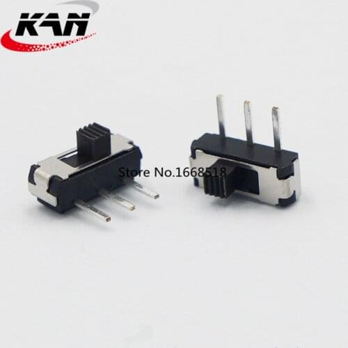 50Pcs/Set MSK-12D19 G2 SPDT 1P2T SMD 3 Pin PCB Panel Horizontal Slide Switch 40JA