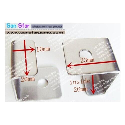 8 Pcs Of Stainless steel Glass Clip For Table Top Cocktail Machine - Arcade Parts of Arcade Game Machine