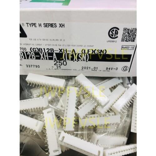 B12B-XH-A Connector Header Through Hole 12 position 0.098" (2.50mm)