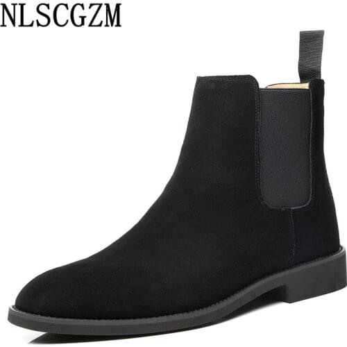 Chelsea Boots Men Ankle Boots Men Chukka Boots Men Buty Zimowe Meskie Erkek Ayakkabi Sepatu Pria Calzado Hombre Heren Schoenen