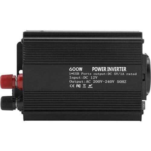 Correction Sine Wave Inverter 12 V Converter 220V 600W Power