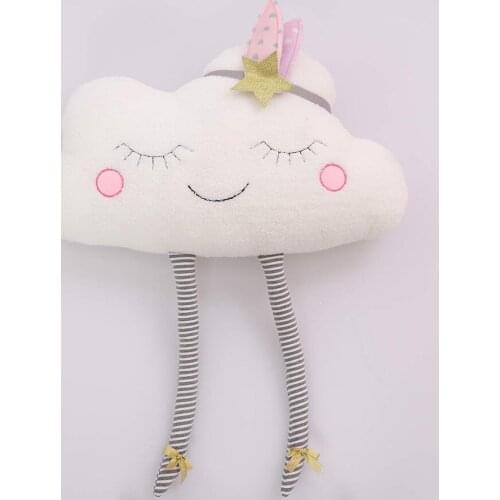 Stuffed Cloud Plush Pillow Soft Cushion Stuffed Plush Toys For Children Baby Kids Pillow Girl Cartoon Cushion Birthday Gift