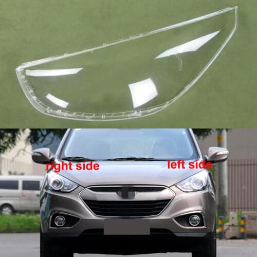 For Hyundai IX35 2009 2010 2011 2012 Front Headlamps Cover Lamp Glass Transparent Lampshade Headlight Shell Masks