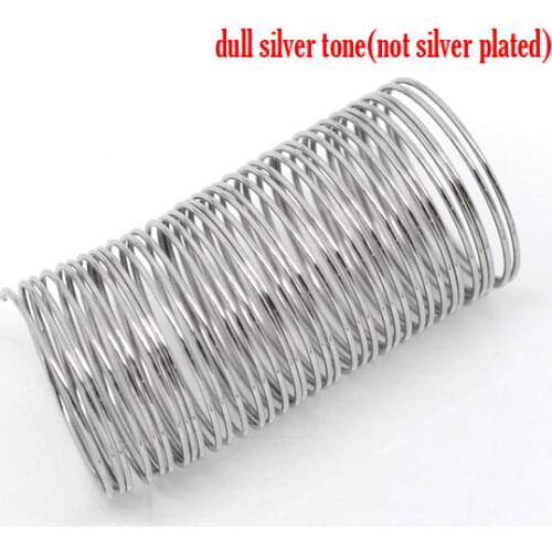 DoreenBeads Silver Color Memory Wire Ring 1000 Coils 20mm Dia. (B09571) yiwu