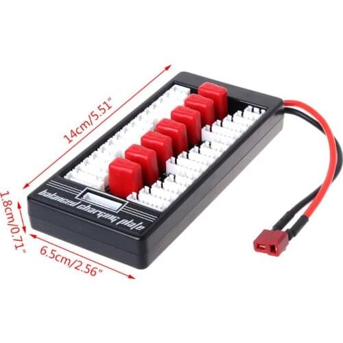 High Quality 2S-6S Lipo Parallel Charging Board Charger Plate T Plug for Imax B6 B6AC B8 6in1 D08A