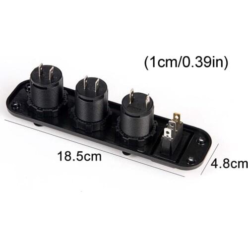 12V 24V Car QC3.0 USB Type C PD Fast Charger Socket Panel LED Voltmeter Switch T3EF