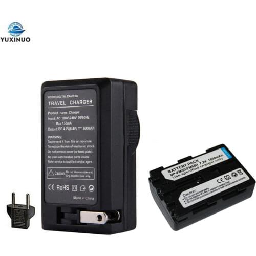 1800mAh NP-FM50 FM50H NPFM50 Camera Battery +AC Charger For Sony Alpha A100 DSLR-A100 A100K TRV408 DCR-PC105 FM30 FM70 FM90 QM50