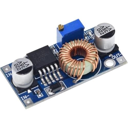 Automatic Protection! 5A Max DC-DC XL4005 Step Down Buck Power Supply Module Adjustable CC/CV Lithium Charge Board for Arduino
