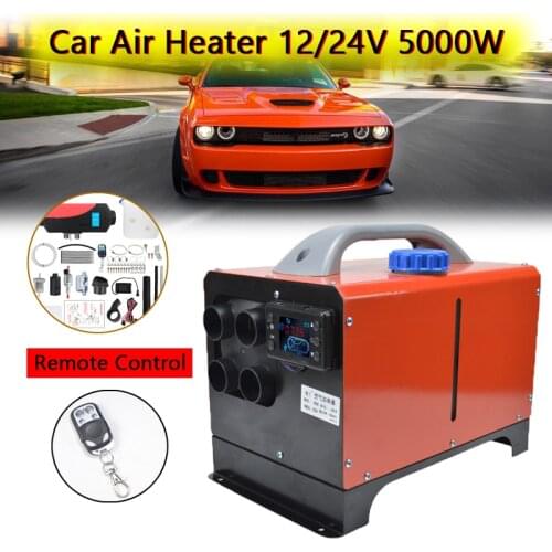 Car Heater 12V 24V With Remote Control LCD Monitor Diesels Air Heater for Boat Marine Indoor Heating Portable Car Parking Heater