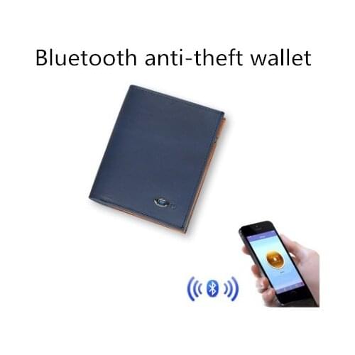 Bluetooth anti-lost alarm wallet APP anti-lost wallet business wallet leather coin purse intelligent anti-lost Wallet tracking