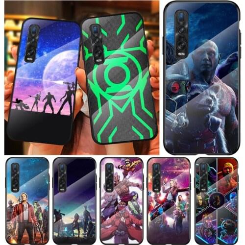 Guardians Of The Galaxy For OPPO A9 2020 A52 Find X2 Lite Realme 7 7i C3 XT 6 5 Pro Tempered Glass Cover Phone Case