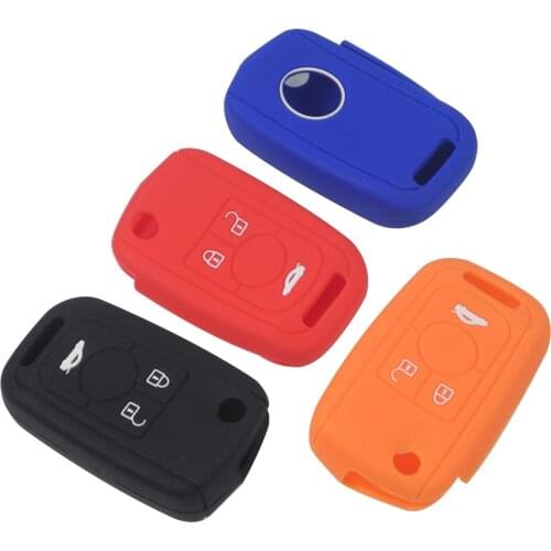 Kutery 2 Button Silicone Colorful Remote Car Key Cover Case For Chevrolet Aveo Cruze For Opel Astra For Buick Protection Replace
