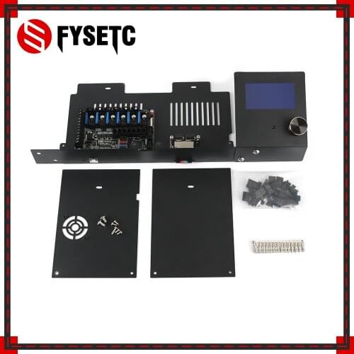 FYSETC F6 V1.3 Mainboard + 6PCS TMC2208 Stepper Motor Driver + Generic 12864 LCD Display Case For Ender-3 Ender-3