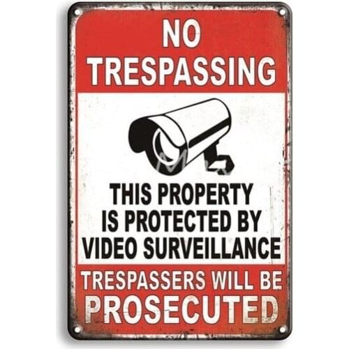 ALCOHOL WHISKEY Metal Wall Art Decor Tin Sign Shabby Chic WARNING NO TRESPASSING Metal Signs pub Cafeteria Farmhouse Home Decor