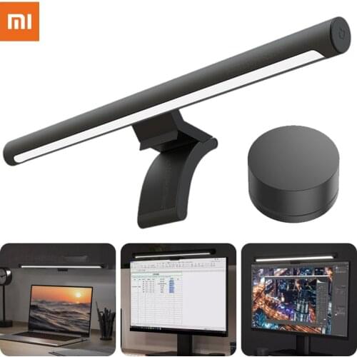 Desk Lamps Computer Screen Hanging Light Wireless Remote Control Adjusts Brightness Eye Protection Study Work Lamp