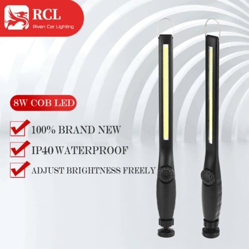 Rechargeable LED COB Floodlight Work Light 3.7V 8W 6500K Adjust Brightness Freely Emergency Work Lights Camping Lighting Tools