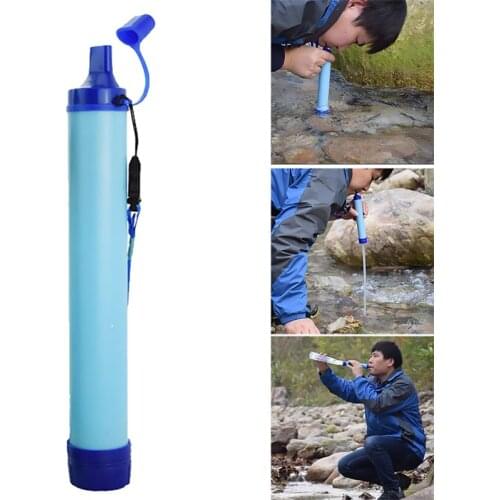 Portable Water Purifiers Outdoor Survival Water Filter Camping Camping Hiking Emergency Portable Outdoor Elements