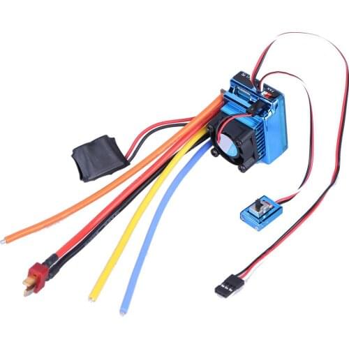 RC Racing ESC 120A Brushless Sensor Large Current Brushless Speed Controller for 1/8 1/10 1/12 RC Car Crawler RC Boat Part