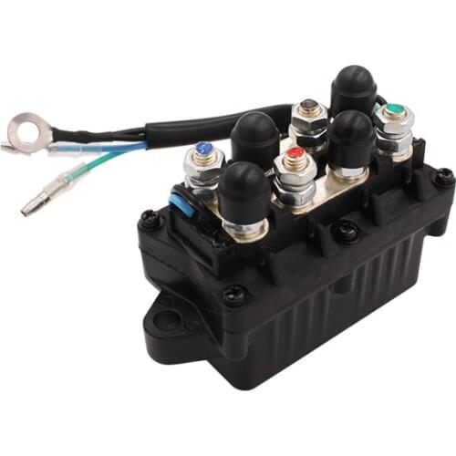Trim Relay Boat Motor Power 3 Pin 12V+-20% 120A Waterproof For Yamaha 30-90HP Engine Aluminum Bronze+Plastic 6H1-81950-00-00