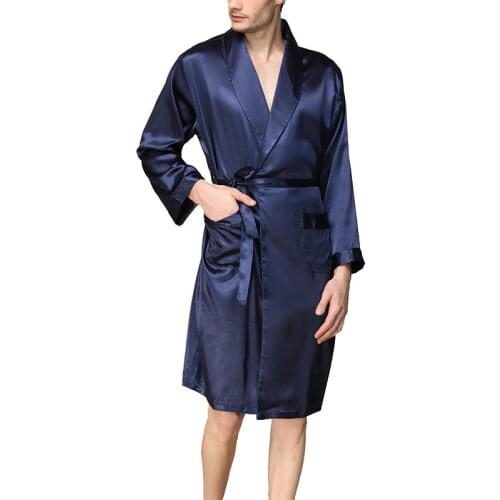 Spring summer Mens bathrobe 5XL 6XL 7XL bust 132cm Plus size men Sleepwear 3 colors