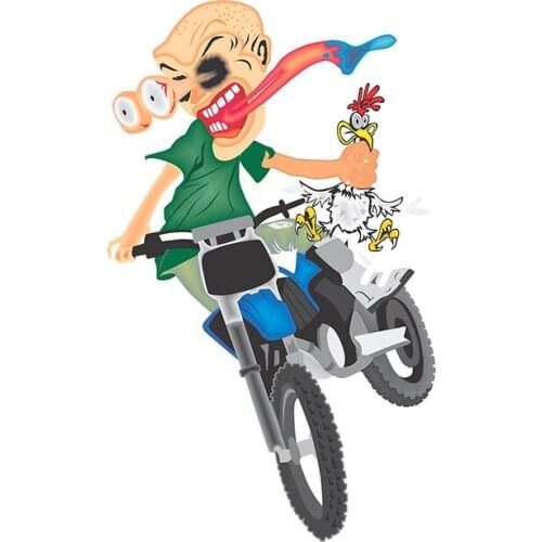 EARLFAMILY 13cm x 7.6cm for Motocross Truck Car Sticker Auto Bumper Window Stickers Fashion Occlusion Scratch Surfboard Decal