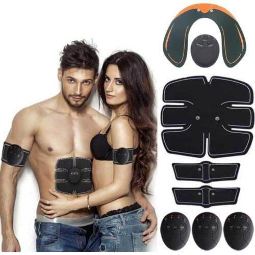 Smart EMS Electric Pulse Treatment Massager Abdominal Muscle Stimulator Home Fitness Abdominal Muscle Sports Trainer Equipment