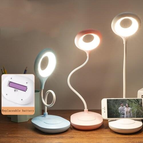 Eye protection learning led eye protection lamp reading charging USB bedroom night light gift three-speed adjustable light