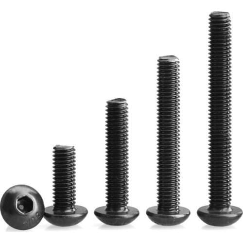 1/8 5/32 3/16 1/4 5/16 3/8 thread 10.9 inch/American round head hexagon socket screw