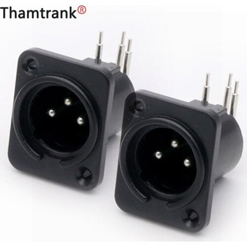 10pcs/lot 3 Pin XLR Female Right Angle Panel Mount XLR Jack Plug Socket Microphone MIC Cable Wire Connector Chassis