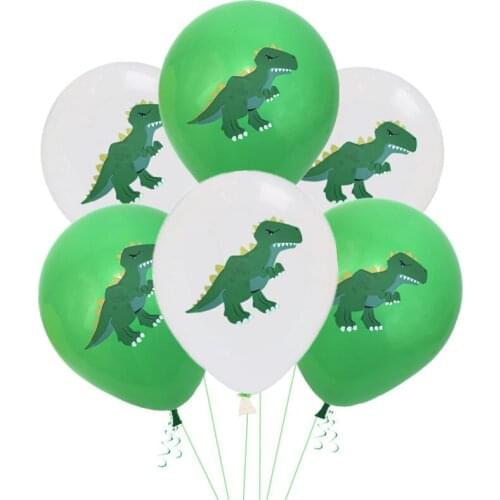 12inch Coloeful Dino Balloons Dinosaur Jungle Wild Animal Party Baby Shower Decorations Birthday Party Decorations Kids Gifts